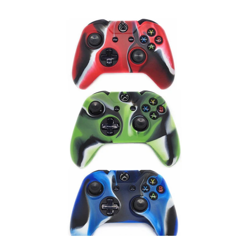 Мягкий силиконовый защитный чехол кожный чехол для microsoft Xbox one 1 контроллер противоскользящая резиновая ручка камуфляжной расцветки чехол Аксессуары для игр