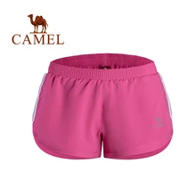 CAMEL, женские спортивные шорты, 2 в 1, леггинсы, тонкие, для бега, дышащие, для бега, для фитнеса, тренировочные брюки для йоги, для женщин, для улицы, анти-пот