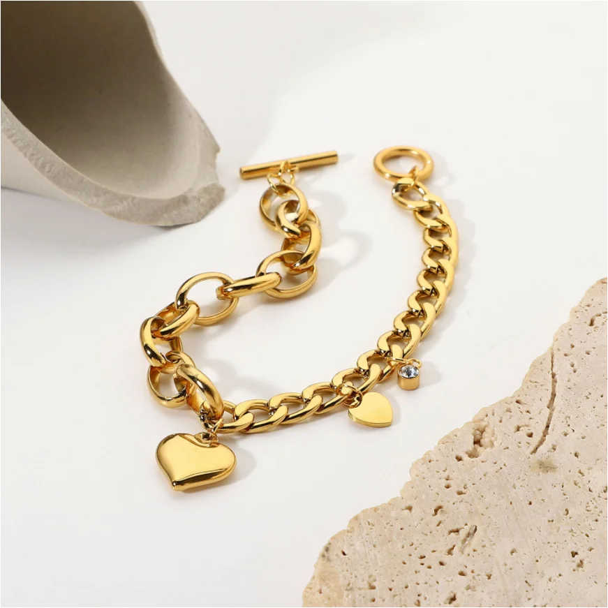 316L Stainless Steel New Fashion Upscale Jewelry Embedded