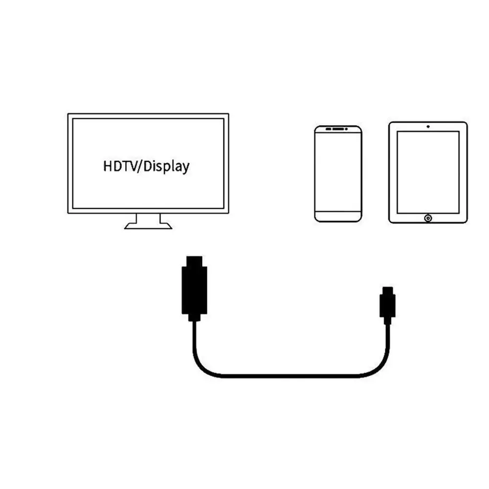 1,8 m type-C к HDMI 4K кабель HD tv Цифровой AV адаптер для samsung Galaxy Note 10+ для HUAWEI Mate10 Mate10plus#814