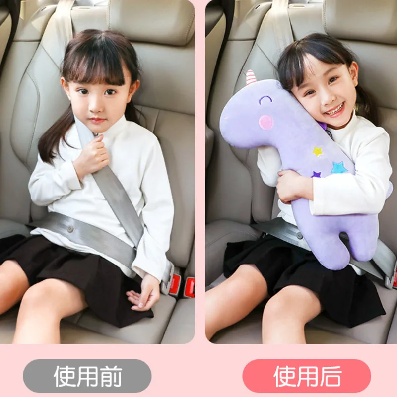 Car Safety Belt Shoulder Cover Anti Strangulation Neck Adjusting And Fixing Device Children's Sleeping Car Safety Belt Cover