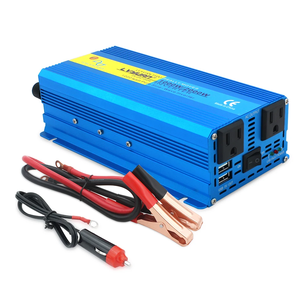 2000W Off Grid Pure Sine Wave Inverter 12V to 110V