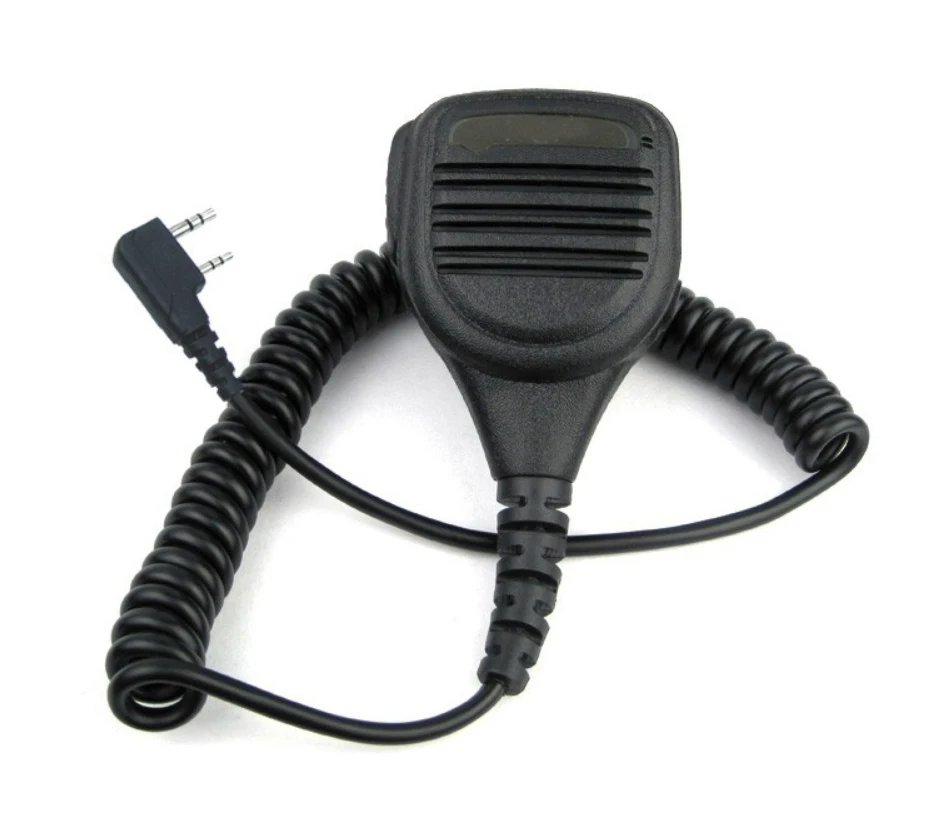 2 контактный Динамик Микрофон KMC-38 для Baofeng UV3R+ плюс UV5RB UV5RC UV82 UV-8D UV-B5 UV-B6 GT-3 A52 двухстороннее радио