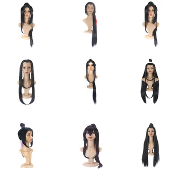 

2019 New Cosplay Toys Grandmaster Of Demonic Cultivation Wei Wuxian Styled Cosplay Hair Wig Adjustable Cosplay Prop Wig Sozzy