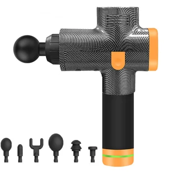 

Fascia Muscle Gun Massage Gun Body Relaxation Deep Relief Pain Massager Fitness Artifact With 6 Massage Heads