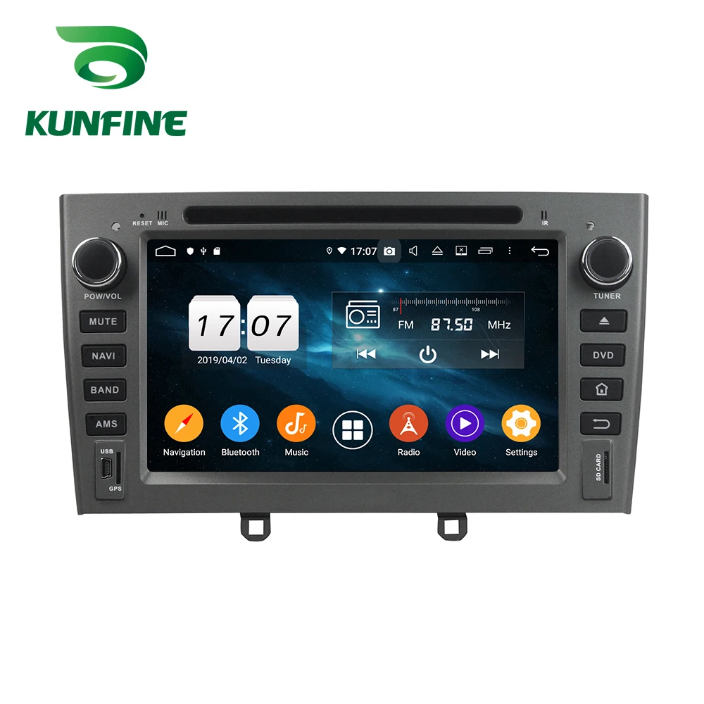 Flash Deal Android 9.0 Octa Core 4GB RAM 64GB ROM Car DVD GPS Navigation Multimedia Player Car Stereo for Peugeot PG 408 2007-2010 3