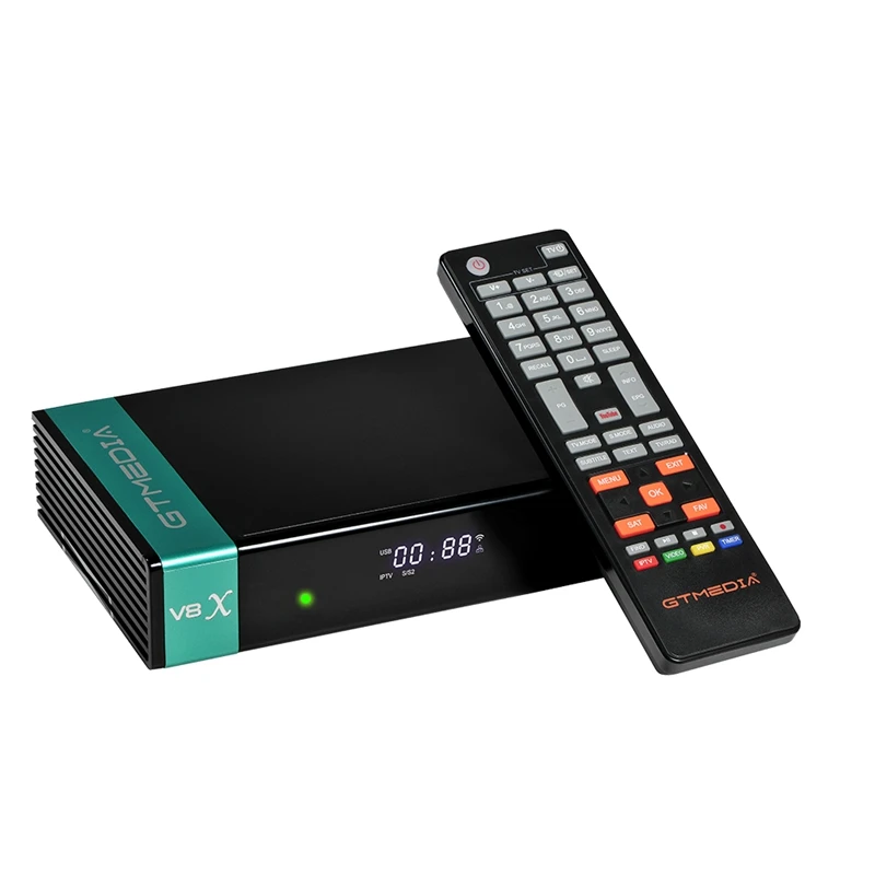 Спутниковый ресивер Gtmedia V8X DVB S2 встроенный Wifi Поддержка H.265 DVB-S/S2/S2X