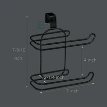 Держатель для бумажных полотенец шкаф настенное крепление подвесной из нержавеющей стали кухонный шкаф 2 рулона