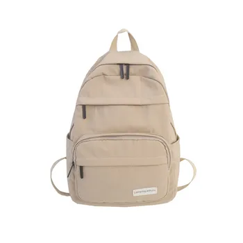 

ZHG New Waterproof Nylon Backpack for Women Multi Pocket Travel Backpacks Female School Bag for Teenage Girls Book Mochilas