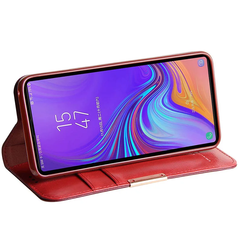 Для samsung Note10 чехол из натуральной кожи для Galaxy Note10+ Note 8 9 S9 S10 Plus S10E задняя крышка отличный Кошелек Чехлы с отделениями для карт