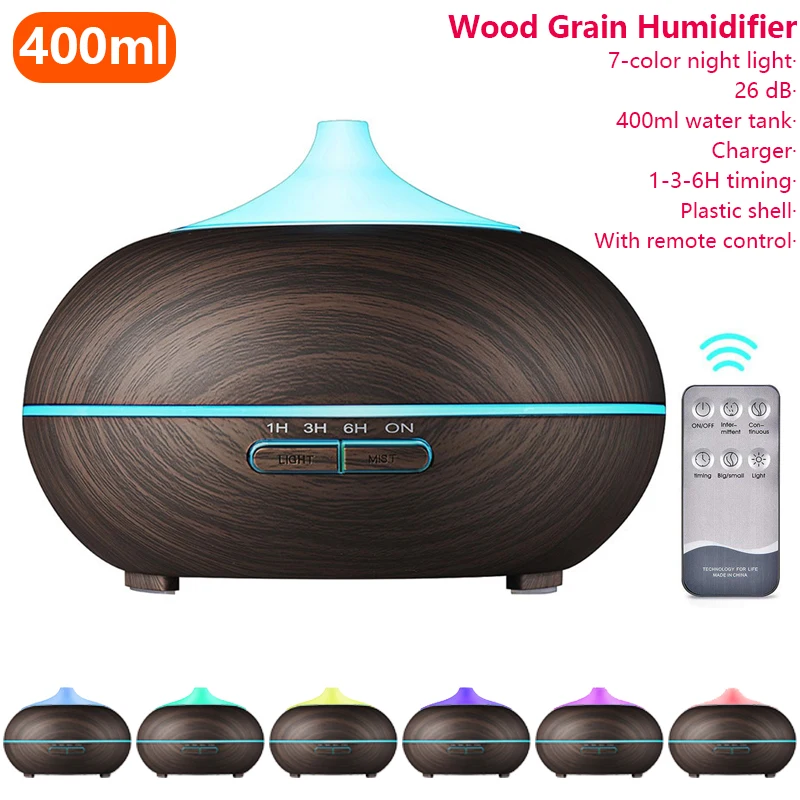 Air Humidifier Essential Aroma Oil Diffuser Ultrasonic Humidifier