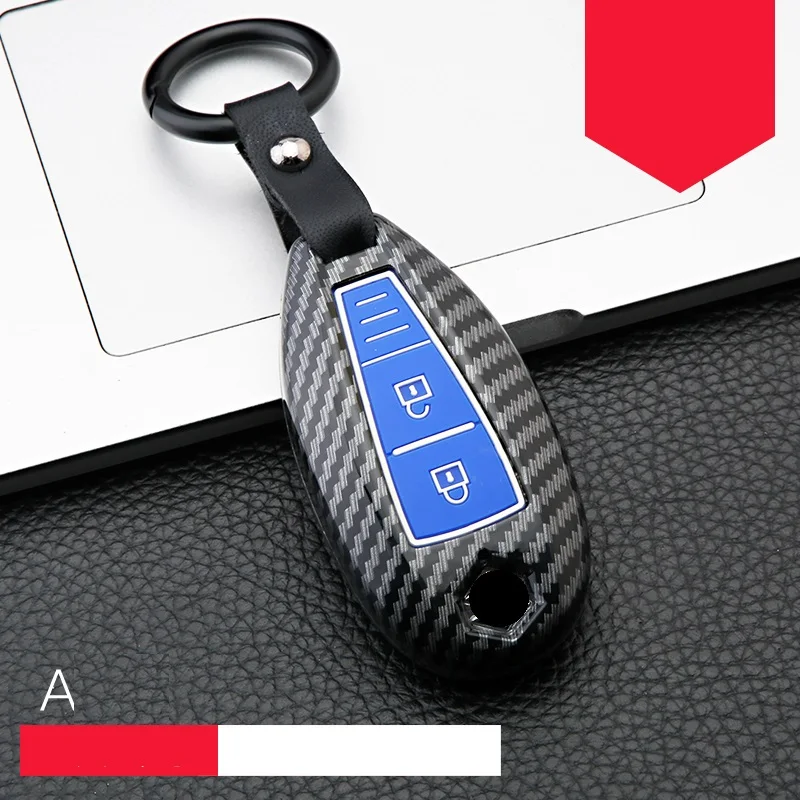 Carbon Fiber ABS Car Remote Key Case Cover For Suzuki Vitara Swift Ignis Kizashi SX4 Baleno Ertiga Samurai S-Cross Accessories key case key case cover car key shell anti lost keychain car key chain
