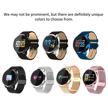 

ONLENY Q8 Smart Watch OLED Color Screen Smartwatch women Fashion Fitness Tracker Heart Rate monitor