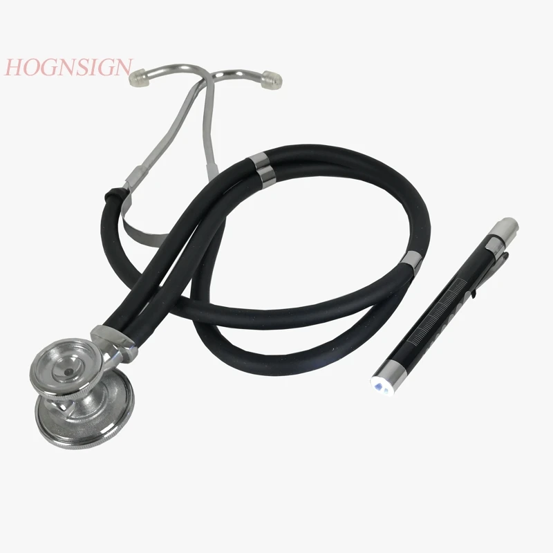 Stethoscope pen Doctor Heart Care Professional Diagnostic Tool Health Medical Dual Head Home Use