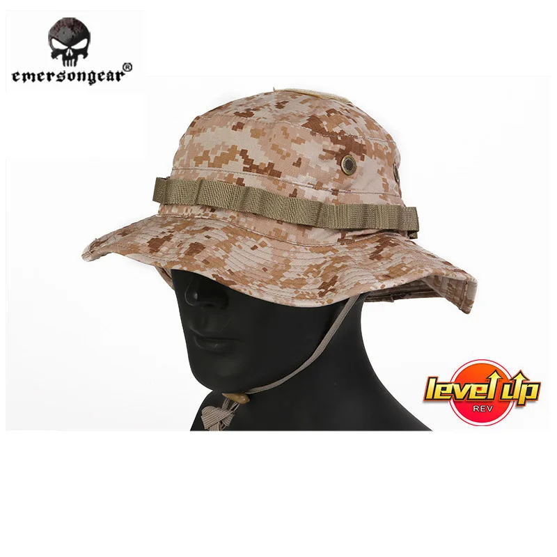 EMERSONgear Special Forces Tactical Camouflage Level Up Map Pack Boonie Hat Hunting Hat Sun