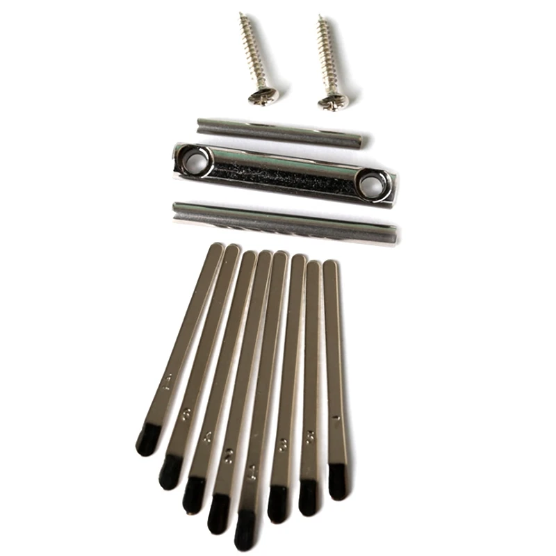 

Thumb Piano Bridge Saddle 8 Keys Set Kit for Kalimba Diy Replacement Parts