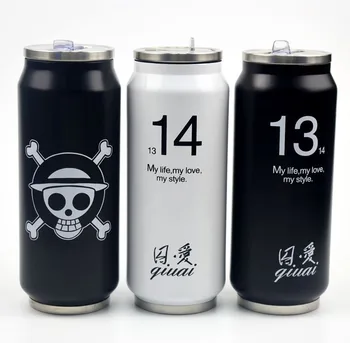 

Creative Stainless Steel Thermos Cup Mini Bottle Vacuum Flask Straw Coffee Thermal Thermoses Cans Cups Thermocup Mug