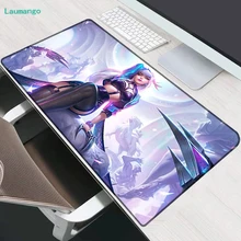 

KDA Large Pc Mouse Pad Gaming Accessories Mousepad Gamer Desk Carpet Carpets Cute Mouse Pad 900 × 400 Keyboard Mat Table Pads