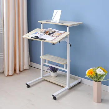 

Standing Laptop Desks Adjustable Computer Table for Bedroom Lift Up Bed Table Big Table Size Adjustable Height Computer Desk