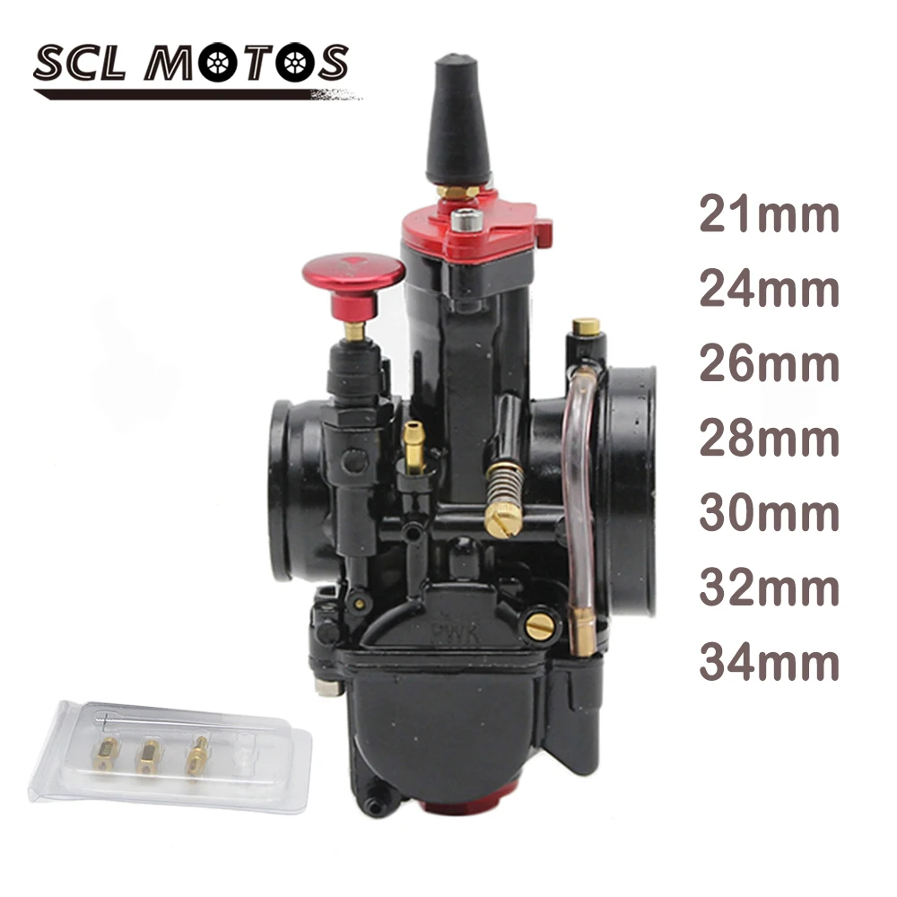 SCL MOTOS универсальный мотоцикл 21 24 26 28 30 32 34 мм Mikuni PWK карбюратор Carburador для 4T