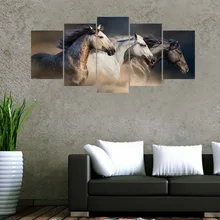 Qt015 бегущая лошадь стиль сочетание креативные настенные декоративные наклейки Крутые Настенные наклейки настраиваемые оптом