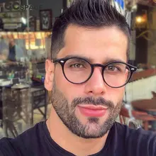 45956 Rice ногтей ретро очки оправа для мужчин и женщин Оптические модные компьютерные очки