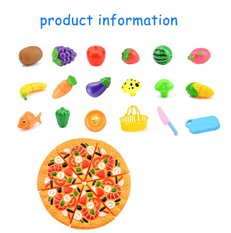 Режущие игры еда кухня ролевые-продуктовая Корзина Игрушки для детей режущие фрукты овощи еда ролевые игры Дети для детей