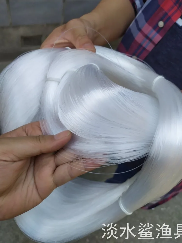 

Hair Batch High Strength Nylon Thread Fishing Line Monofilament Glue Silk Ribbon Fishing Gear Braided Wire Nylon Fishing Line 0.