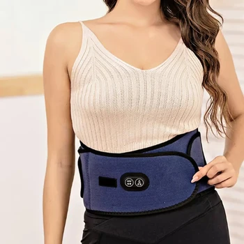 

Fashion Burning Belt Warm Massage Belt Waist Electric Heating Belt Vibration Weight Loss Massager