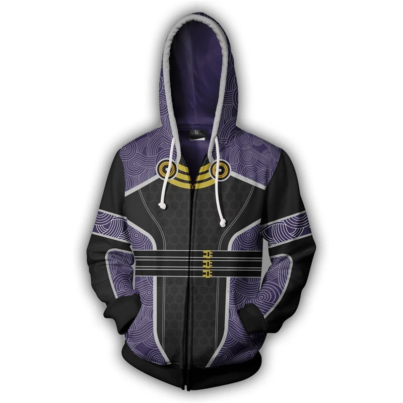 Игра Mass Effect ME1 N7 Косплей Аниме Толстовка костюм Толстовка Куртка пальто для мужчин и женщин Новинка