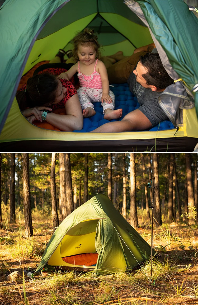 Naturehike Открытый походный Коврик Надувной коврик с воздушным мешком матрас туристический тент портативный туристический лагерь влагостойкий коврик