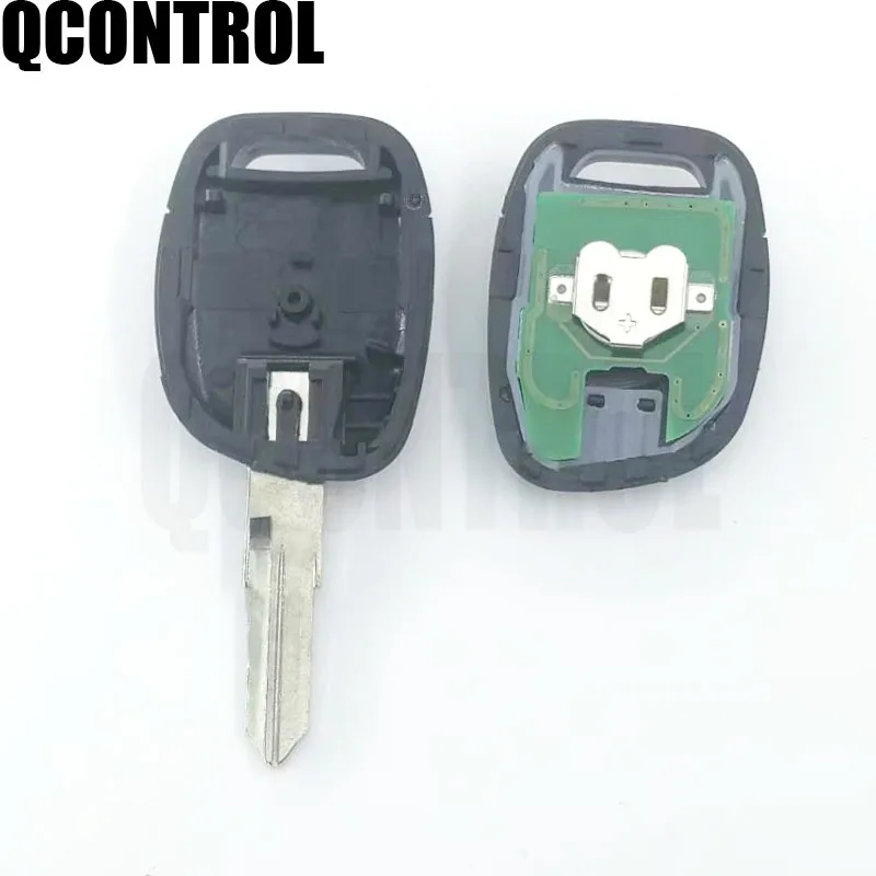 QCONTROL Автомобильный Дистанционный ключ костюм для Renault Master Clio Twingo Kangoo PCF7946 чип 433 МГц(VAC102 Blade