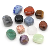 Ornements en pierre semi-précieuse naturelle, forme irrégulière, Lapis Lazuli, améthyste, ornement de jardin pour aquarium, gemme polie, 1 pièce, vente en gros 1