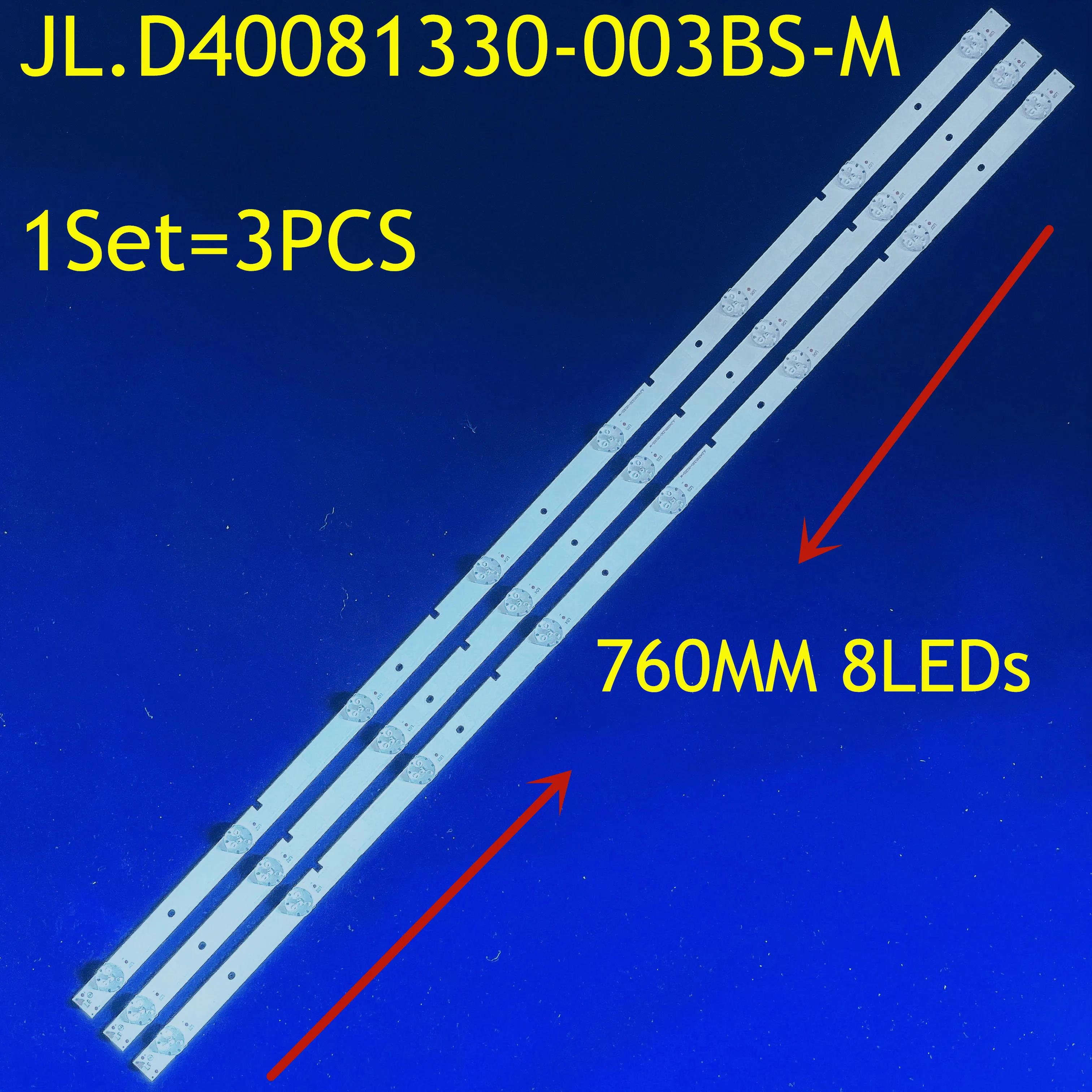 

LED Strip For Hise nse JL.D40081330-003BS-M H40M2100C H40M2600 JHD400DF-E31 40H3C1 40H3B Sharp LC-40LB480U NS-40D510NA19