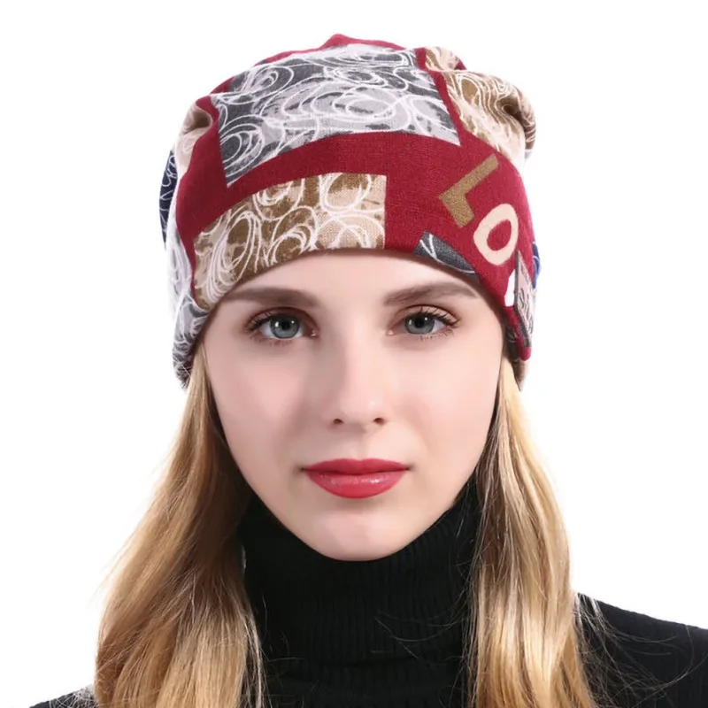Красный Bluetooth 4,2 шапка с наушниками два в одном Beanie Мужская и женская Беспроводная музыкальная шапка с наушниками без рук с микрофоном - Цвет: Красный