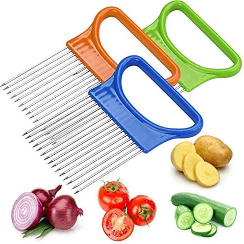 StyleB - Trancheuse à Fourchette à Oignon Créative En Acier Inoxydable, Gadgets De Cuisine - 9