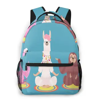 Best Price Backpack Travel pack Cute Sloth Llama And Flamingo backpack sports bag pack Outdoor Climbing backpack Best Price Backpack Travel pack Cute Sloth Llama And Flamingo backpack sports bag pack Outdoor Climbing backpack