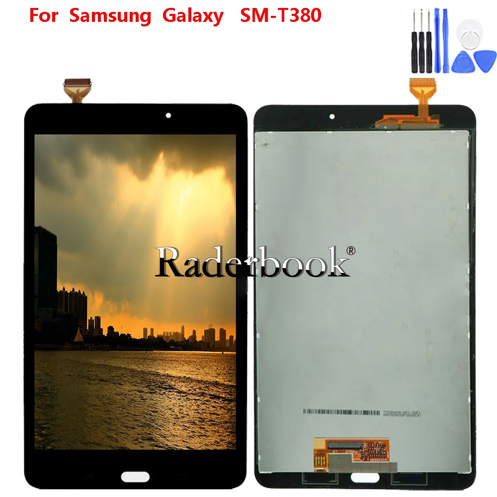 

Для Samsung Galaxy Tab A 8,0 SM-T380 ЖК-дисплей с сенсорным экраном и дигитайзером в сборе