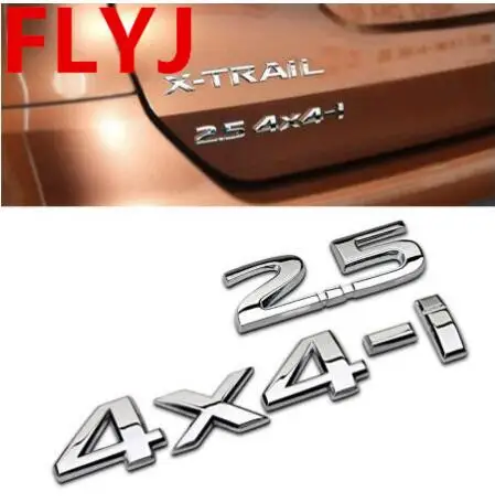 Автомобильная задняя наклейка 2 5 4X4-i для Nissan X-trail Tiida Altima Qashqai Leaf Juke Note T32 T31 |