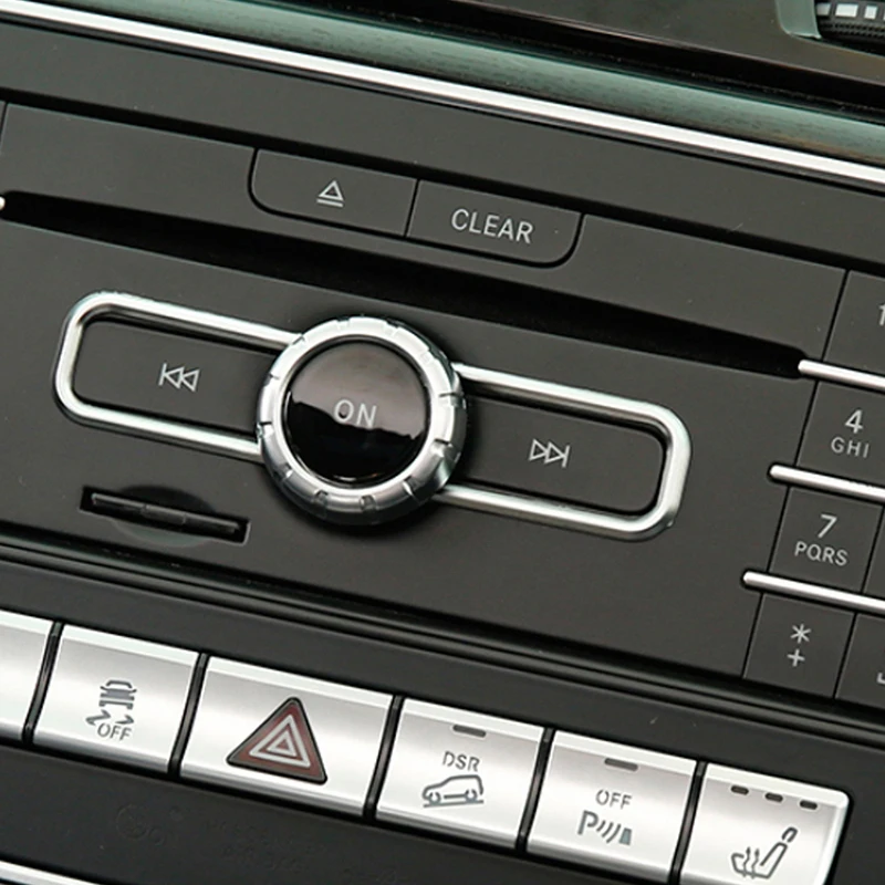 Carманго для Mercedes Benz GLE W166 Coupe C292- Автомобильная центральная консоль, кнопка панели, накладка, наклейка, аксессуары для интерьера