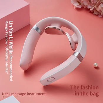 

Smart Electric Neck and Shoulder Massager Electric Pulse Massager Far Infrared Heating Pain Relief Tool Health Care Relaxation