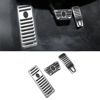 

Accelerator Brake Rest Pedal for Maserati Levante 2016-2018 Ghibli 14-18 Anti-Slip Accelerator Foot Pedals Car Accessories 3pcs