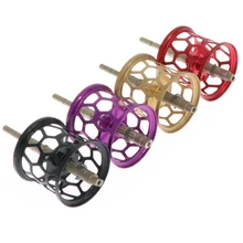 Amo diy carretel a b u 2500c/2501c/2600c/2601c carretel de pesca leve carretel liga alumínio carretel