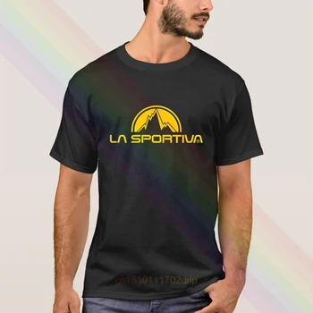 

2020 Newest La-Sportiva Classic Black Cool T-Shirt Summer Men's Short Sleeve Popular Tees Shirt Tops Unisex