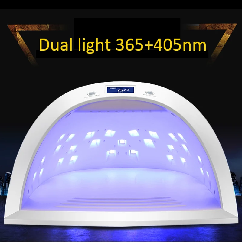 50 Вт беспроводной светодиодный УФ-лампа для сушки ногтей 27 шт. лампа с бусинами перезаряжаемая 3 ЖК-дисплей таймеры 50 Вт Батарея Рабочая SIMINAIL