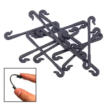 

100pcs/lot Self Locking Plant Vines Fastener Tied Buckle Hook Vegetable Grafting Clips Wholesale