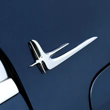 Для Mercedes-Benz A Class(W177) ABS Хромированная наружная Задняя эмблема на окно отделка украшения крышка отделка 2 шт автостайлинг