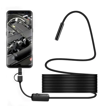

Endoscope Camera 3in 1 Type-C 8.0mm1080P HD USB Endoscope with 8 LED 10M Cable Waterproof Inspection Borescope for Android PC