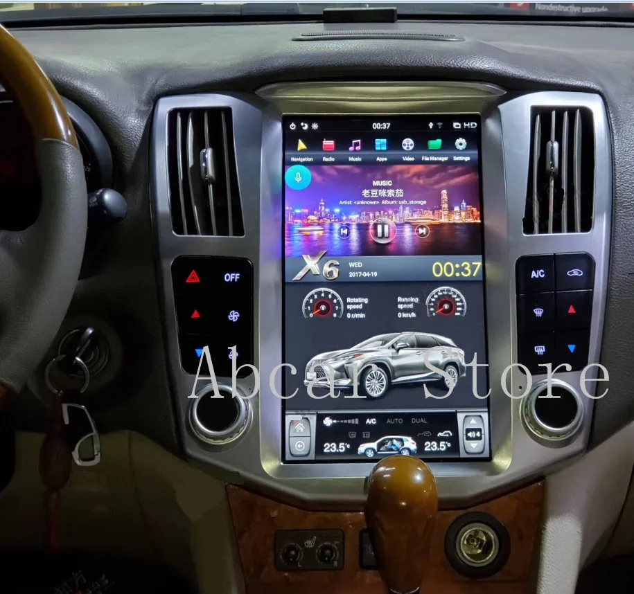 Автомобильный dvd-плеер Tesla style 11 8 дюйма Android 9 0 GPS-навигация для LEXUS RX RX330 RX300 RX350 RX400 2004