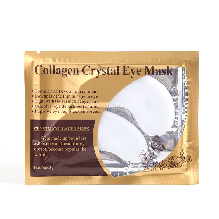 1 10 pairs Crystal Collagen Eye Mask Anti wrinkle Dark Circle Puffiness Gel Collagen Eye Patches 3